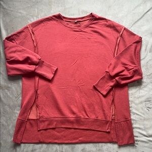 Rust/Red Long Sleeve Sweatshirt